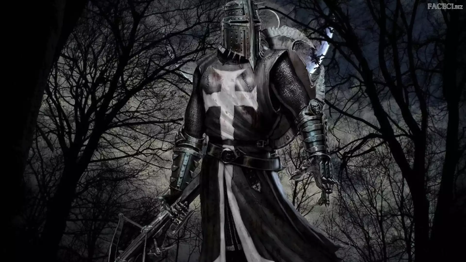 Las, Krzyżowiec, Miecz