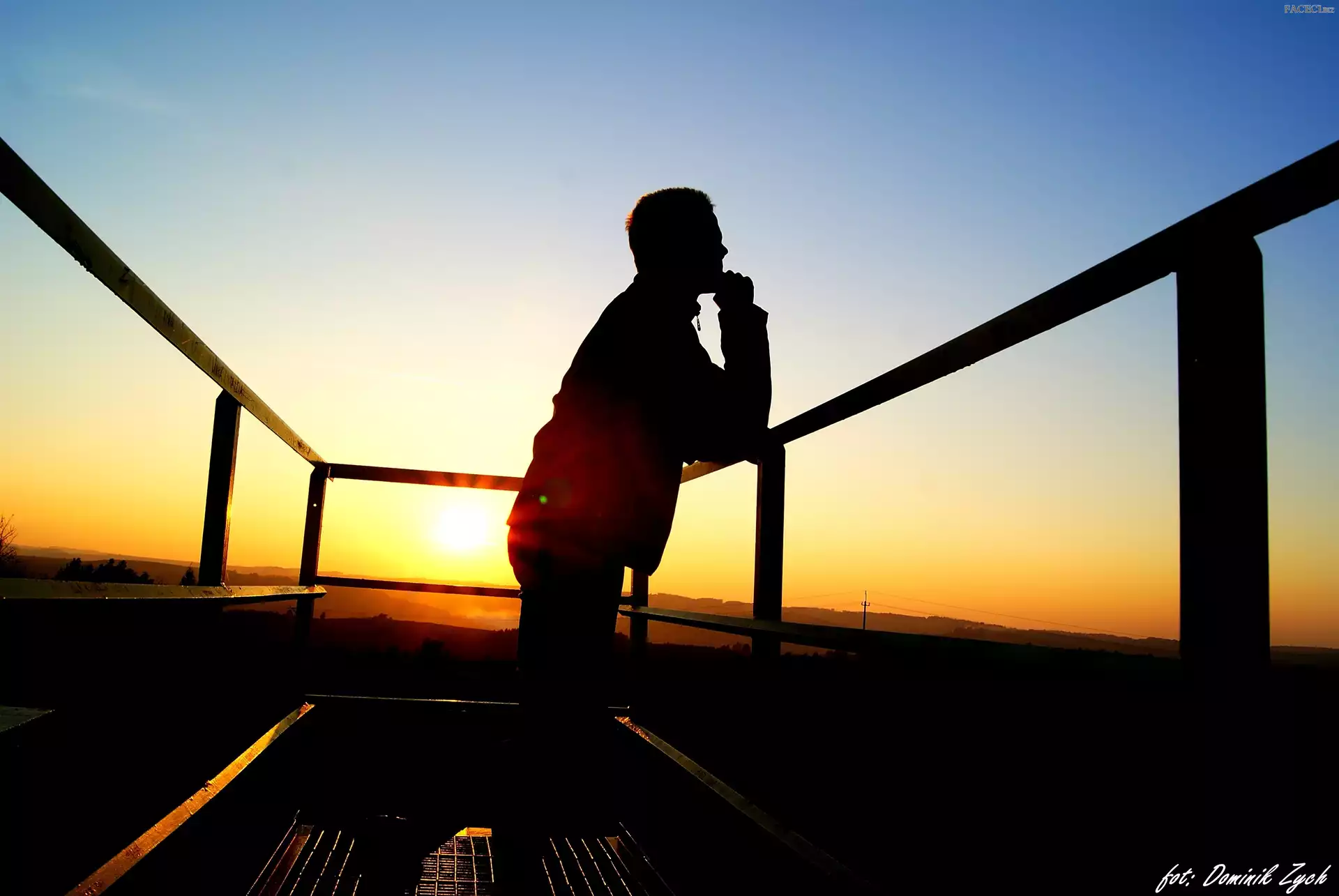 Słońca, Artystyczna, Zachód, Fotografia